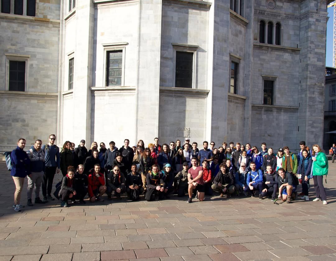 Instagram post of mountains and a lake